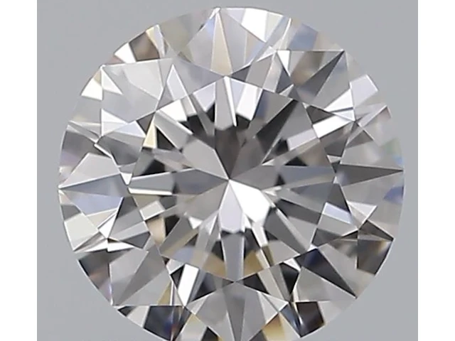 Diamant - 0.69 carat roze briljant geslepen diamant met een gia certificaat (gecertificeerd) - afbeelding 1 van  3