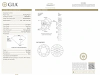 Diamant - 0.69 carat roze briljant geslepen diamant met een gia certificaat (gecertificeerd) - afbeelding 3 van  3