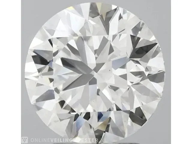 Diamant - 0.70 karaat briljant geslepen diamant (gecertificeerd) - afbeelding 1 van  4