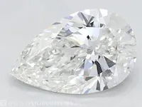 Diamant - 0.70 karaat peer vorm geslepen diamant (gecertificeerd) - afbeelding 1 van  3