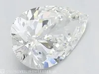 Diamant - 0.70 karaat peer vorm geslepen diamant (gecertificeerd) - afbeelding 2 van  3