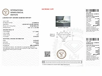 Diamant - 0.71 carat briljant geslepen diamant (gecertificeerd) - afbeelding 3 van  3