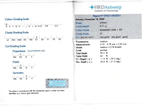 Diamant - 0.71 carat echte diamant (gecertificeerd) - afbeelding 3 van  5