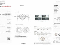 Diamant - 0.71 carat echte natuurlijke starcut briljant geslepen diamant (gecertificeerd) - afbeelding 3 van  6