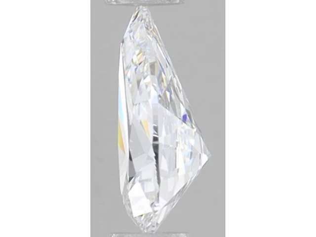 Diamant - 0.71 carat pear vorm geslepen diamant (gecertificeerd) - afbeelding 2 van  3