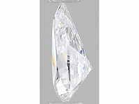 Diamant - 0.71 carat pear vorm geslepen diamant (gecertificeerd) - afbeelding 2 van  3