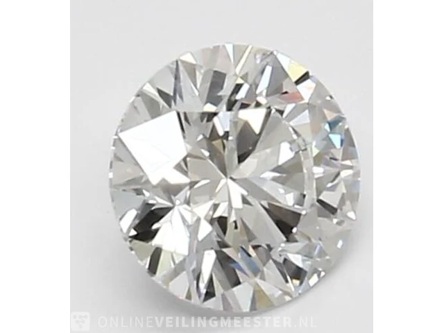 Diamant - 0.72 karaat briljant geslepen diamant (gecertificeerd) - afbeelding 1 van  5