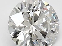 Diamant - 0.72 karaat briljant geslepen diamant (gecertificeerd) - afbeelding 1 van  5