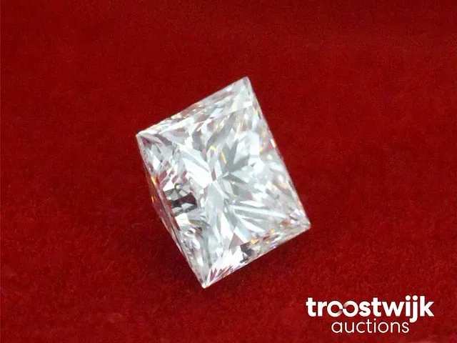 Diamant - 0.72 karaat echte diamant (gecertificeerd) - afbeelding 3 van  4