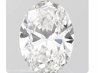 Diamant - 0.72 karaat ovaal geslepen diamant (gecertificeerd) - afbeelding 1 van  4