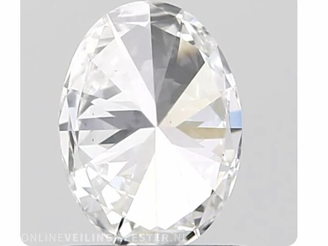 Diamant - 0.72 karaat ovaal geslepen diamant (gecertificeerd) - afbeelding 4 van  4