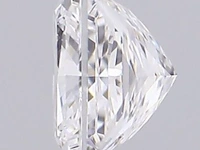 Diamant - 0.73 karaat prinses vorm geslepen geslepen diamant (gecertificeerd) - afbeelding 2 van  5