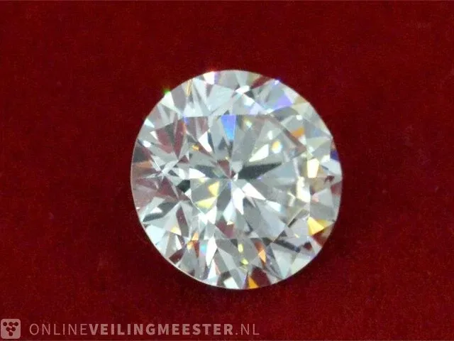 Diamant - 0.75 karaat echte diamant (gecertificeerd) - afbeelding 1 van  3