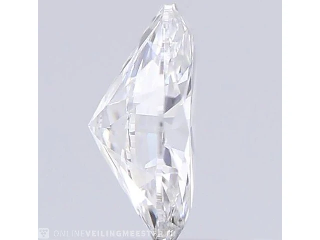 Diamant - 0.75 karaat ovaal geslepen geslepen diamant (gecertificeerd) - afbeelding 2 van  5
