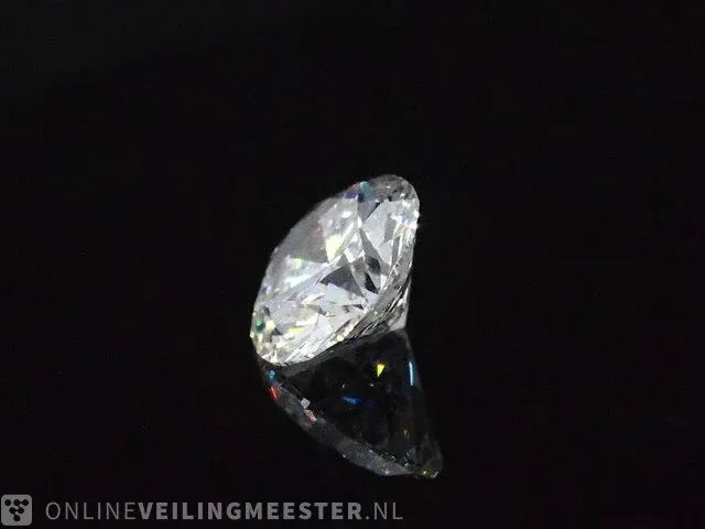 Diamant - 0.76 karaat diamant (gecertificeerd) - afbeelding 2 van  3