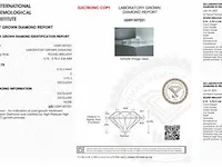 Diamant - 0.76 karaat diamant (gecertificeerd) - afbeelding 3 van  3