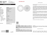 Diamant - 0.78 carat natuurlijke "star of amsterdam" diamant (gecertificeerd) - afbeelding 3 van  5