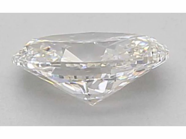 Diamant - 0.80 carat ovaal geslepen geslepen diamant (gecertificeerd) - afbeelding 2 van  3