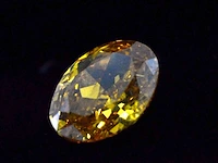 Diamant - 0.81 carat echte fancy diamant (gecertificeerd) - afbeelding 1 van  6