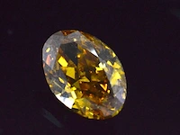Diamant - 0.81 carat echte fancy diamant (gecertificeerd) - afbeelding 2 van  6