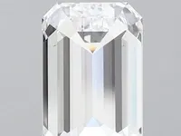Diamant - 0.81 karaat emerald geslepen diamant (gecertificeerd) - afbeelding 1 van  3