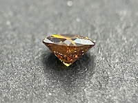 Diamant - 0.82 carat natuurlijke oranje diamant (gecertificeerd) - afbeelding 3 van  5