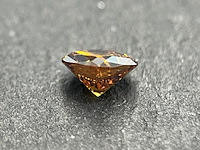 Diamant - 0.82 carat natuurlijke oranje diamant (gecertificeerd) - afbeelding 4 van  4