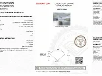 Diamant - 0.84 karaat diamant (igi gecertificeerd) - afbeelding 3 van  5