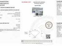 Diamant - 0.87 karaat diamant (igi gecertificeerd) - afbeelding 3 van  4