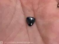 Diamant - 0.89 karaat echte natuurlijke zwarte diamant (gecertificeerd) - afbeelding 2 van  2