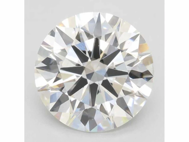 Diamant - 0.90 carat briljant geslepen diamant (gecertificeerd) - afbeelding 1 van  3