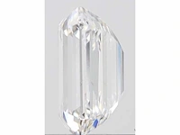 Diamant - 0.90 carat emerald geslepen diamant (gecertificeerd) - afbeelding 2 van  2