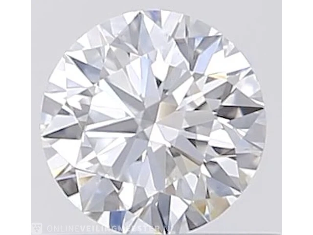 Diamant - 0.90 karaat briljant geslepen diamant (gecertificeerd) - afbeelding 1 van  5