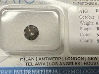 Diamant - 0.90 karaat echte diamant (gecertificeerd) - afbeelding 5 van  6