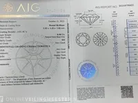 Diamant - 0.90 karaat echte diamant (gecertificeerd) - afbeelding 6 van  6