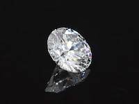 Diamant - 0.91 carat echte diamant (gecertificeerd) - afbeelding 2 van  5