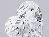 Diamant - 0.91 karaat hart vorm geslepen diamant (gecertificeerd) - afbeelding 1 van  4