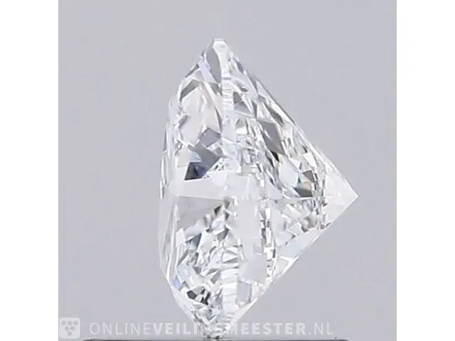 Diamant - 0.91 karaat hart vorm geslepen diamant (gecertificeerd) - afbeelding 2 van  4