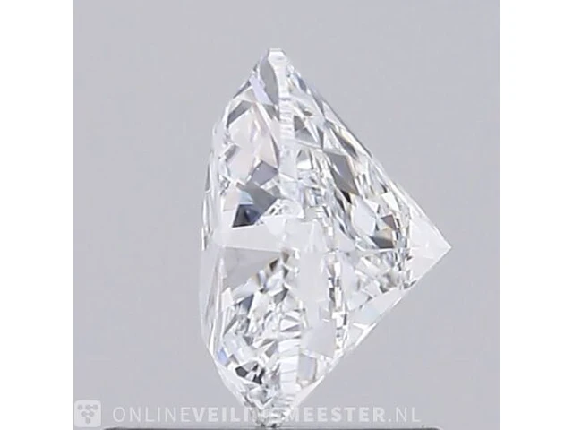 Diamant - 0.91 karaat hart vorm geslepen diamant (gecertificeerd) - afbeelding 2 van  6
