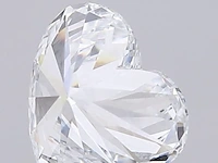 Diamant - 0.91 karaat hart vorm geslepen diamant (gecertificeerd) - afbeelding 4 van  6