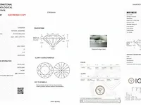 Diamant - 0.96 karaat echte diamant (igi gecertificeerd) - afbeelding 3 van  4