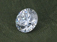 Diamant - 1.00 carat briljant geslepen diamant met een gia certificaat (gecertificeerd) - afbeelding 2 van  3