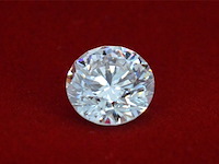 Diamant - 1.00 carat briljant geslepen diamant met een gia certificaat (gecertificeerd) - afbeelding 1 van  3