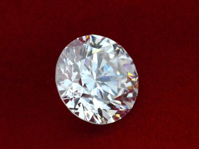 Diamant - 1.00 carat briljant geslepen diamant met een gia certificaat (gecertificeerd) - afbeelding 2 van  3
