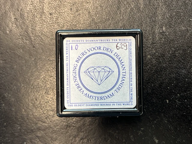 Diamant - 1.00 carat echte diamant - afbeelding 2 van  4