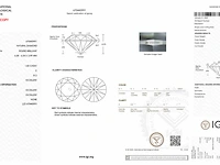 Diamant - 1.00 carat echte natuurlijke briljant geslepen diamant (hrd gecerticifeerd) - afbeelding 3 van  6