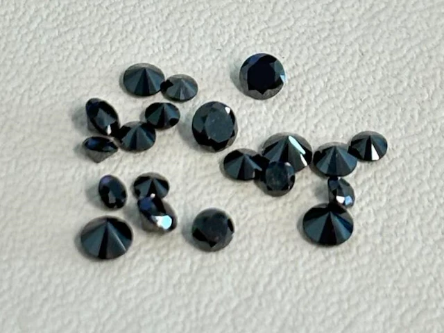 Diamant - 1.00 carat echte natuurlijke zwarte diamant (gecertificeerd) - afbeelding 2 van  4