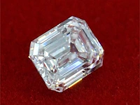 Diamant - 1.00 carat natuurlijk emerald geslepen diamant met gia certificaat - afbeelding 2 van  5