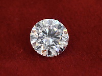 Diamant - 1.00 carat natuurlijke briljant geslepen diamant (hrd gecerticifeerd) - afbeelding 1 van  4