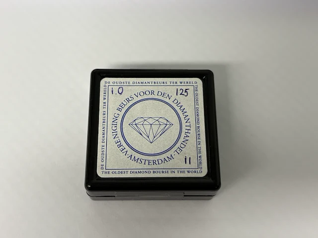 Diamant - 1.00 carat natuurlijke witte briljant geslepen diamant - afbeelding 2 van  4